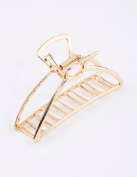 Gold Large Outline Claw Clip - link has visual effect only