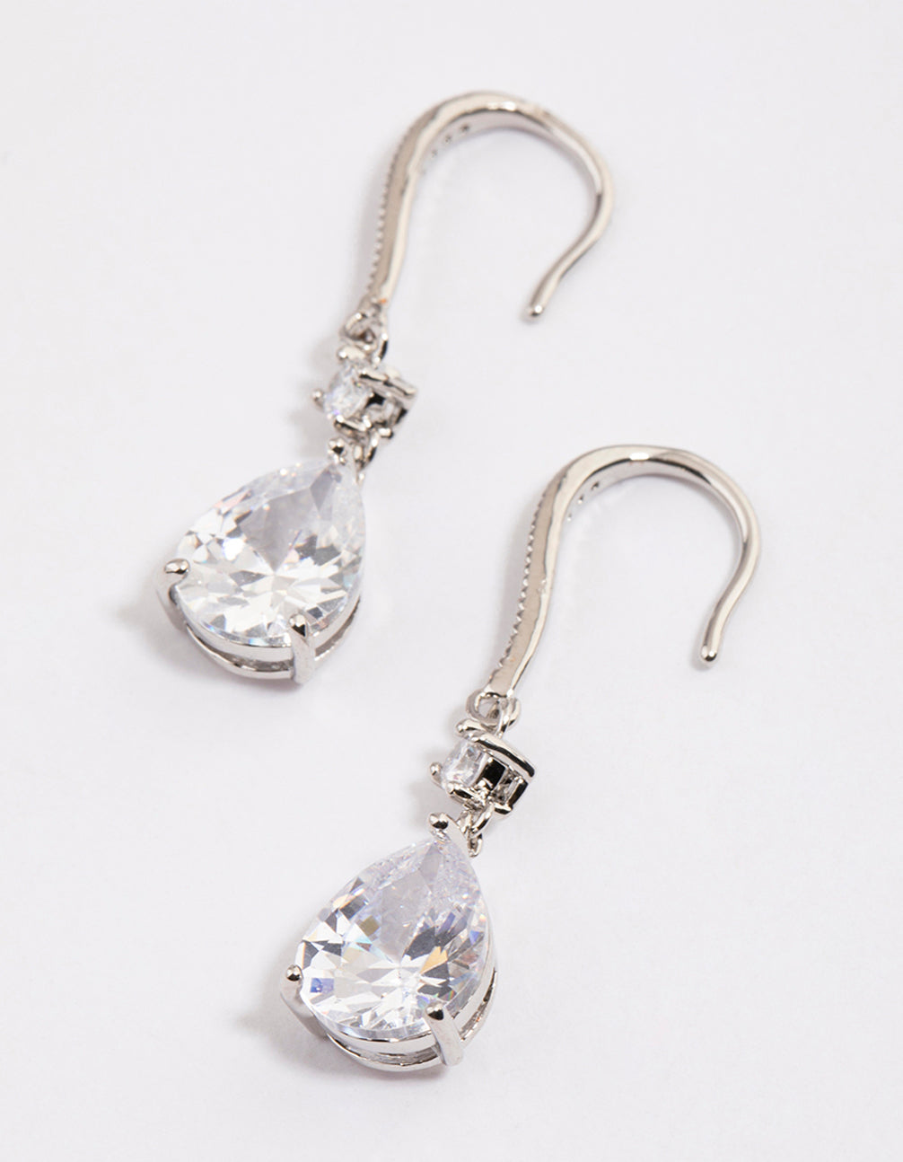 Silver Cubic Zirconia Floral Cuff Earrings - Lovisa