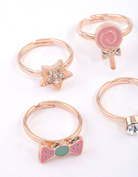 Kids Candy Sweet Ring 6-Pack - link has visual effect only