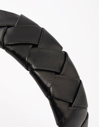 Black Braided Padded Headband - link has visual effect only