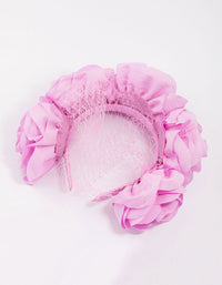 Fabric Rose & Knotted Headband - link has visual effect only