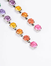 Rainbow Drop Cupchain Earrings - link has visual effect only