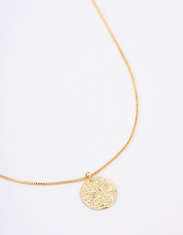 Gold Plated Angel Pendant Necklace