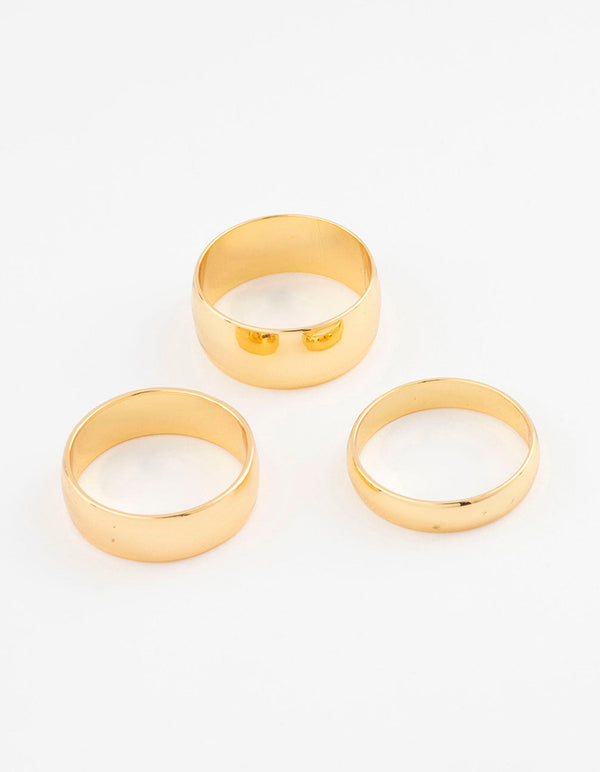 LOVISA Joint Ring 3 Pack