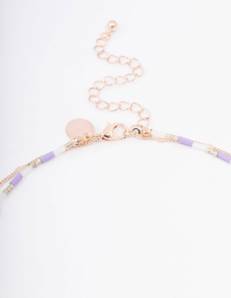 Rose Gold Layered Necklace Pack