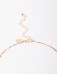 Gold Butterfly Drop Necklace - link has visual effect only