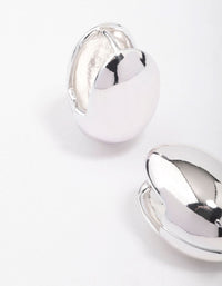 Silver Plated Grape Huggie Earrings - link has visual effect only