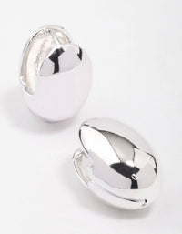 Silver Plated Grape Huggie Earrings - link has visual effect only