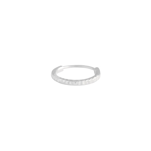 Sterling Silver Diamond Cut Nose Ring