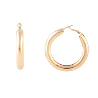 Gold Chunky Hoop Earrings - link has visual effect only